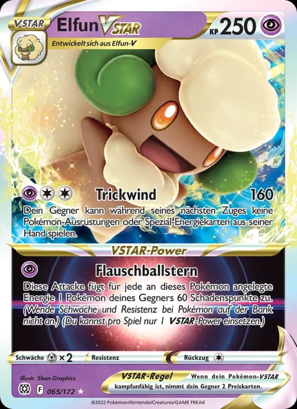 Elfun VSTAR card in German