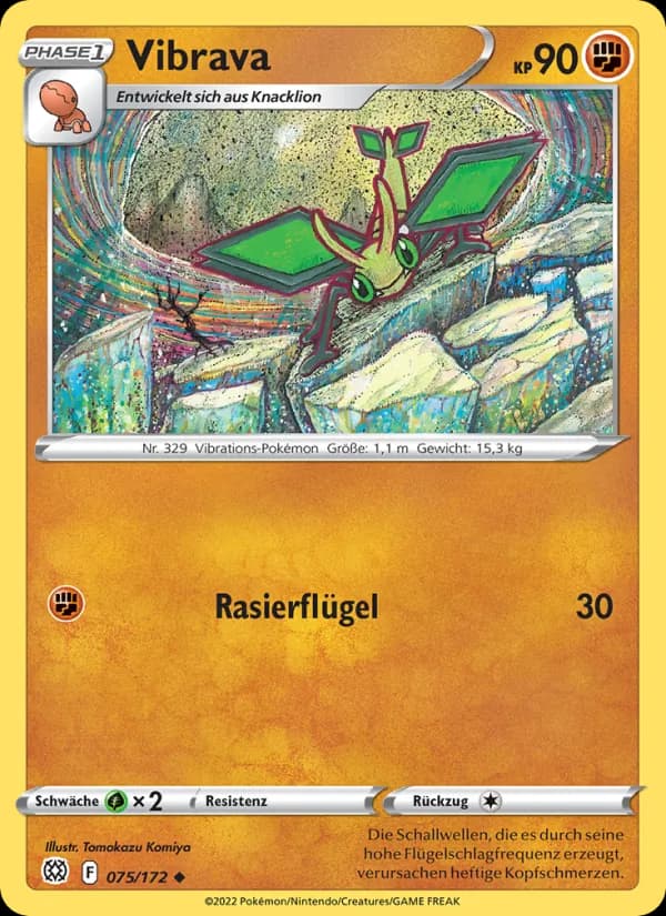 Vibrava card in German