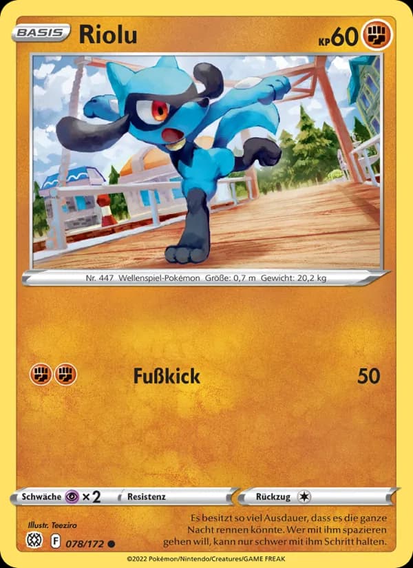Riolu card in German