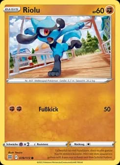 Riolu card in German