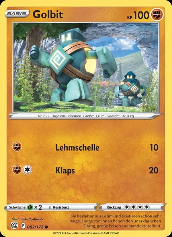 Golbit card in German