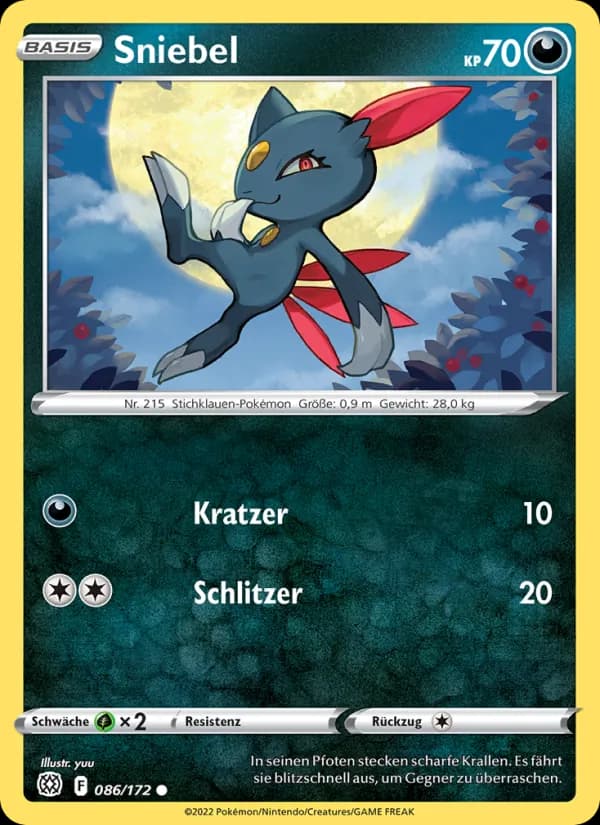 Sniebel card in German