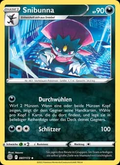 Snibunna card in German