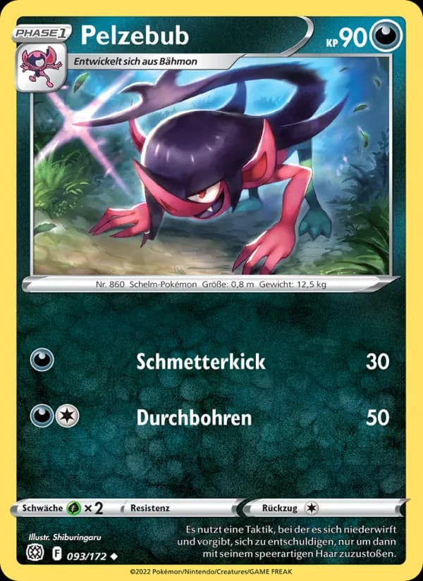 Pelzebub card in German