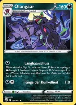 Olangaar card in German