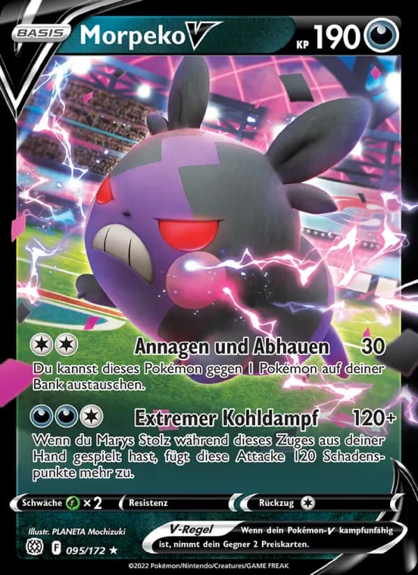 Morpeko V card in German