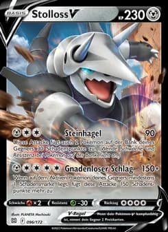 Stolloss V card in German