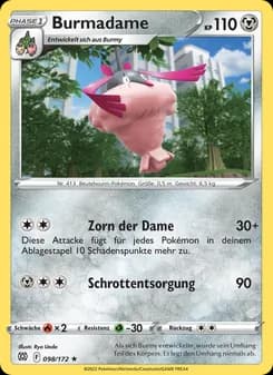 Burmadame card in German
