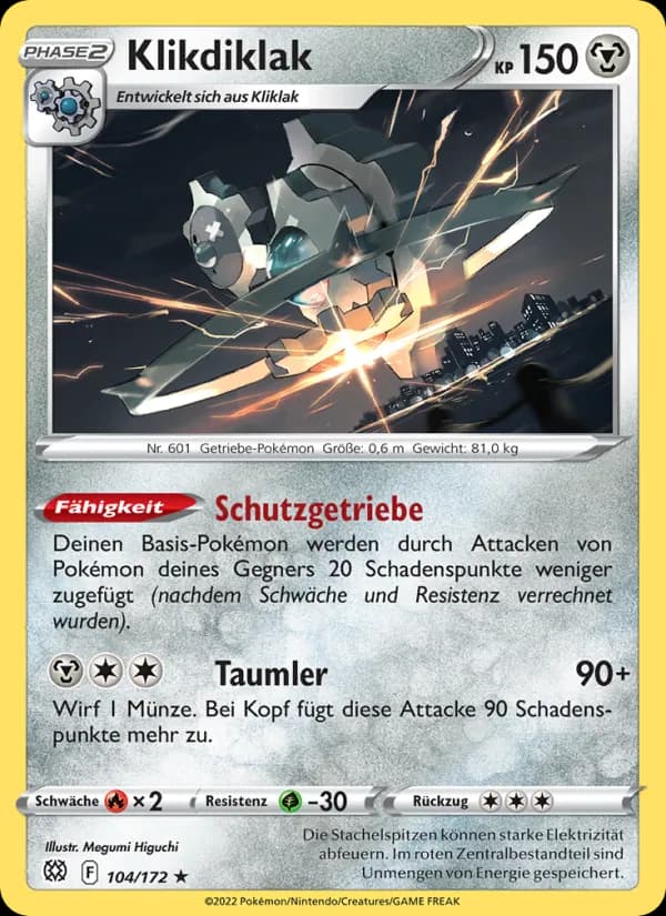 Klikdiklak card in German