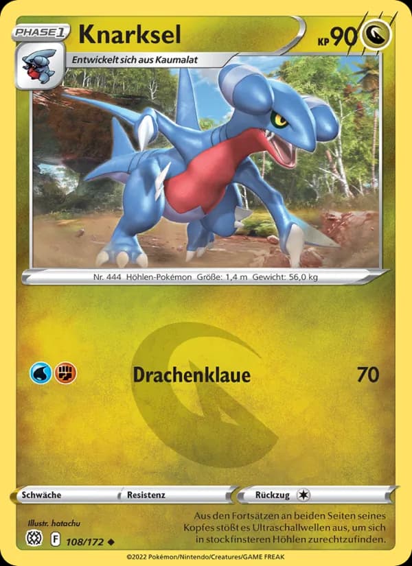 Knarksel card in German