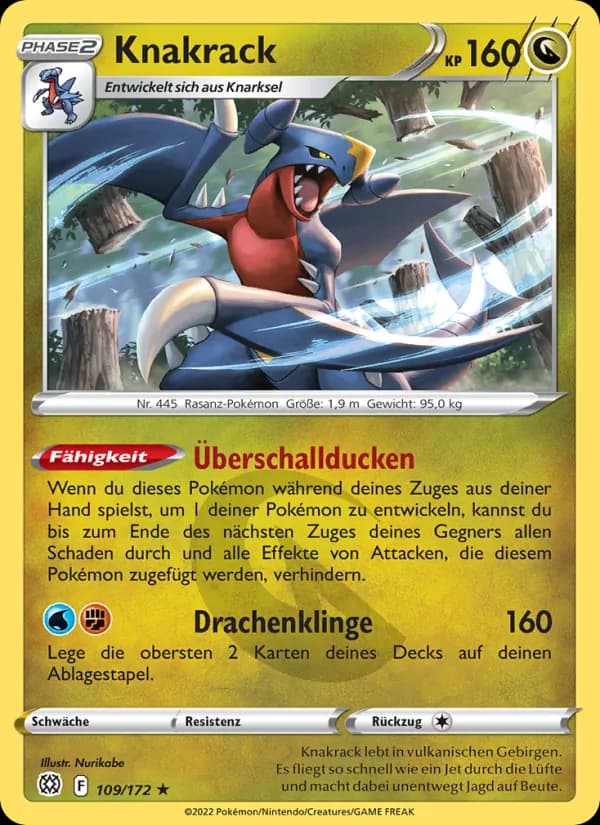 Knakrack card in German
