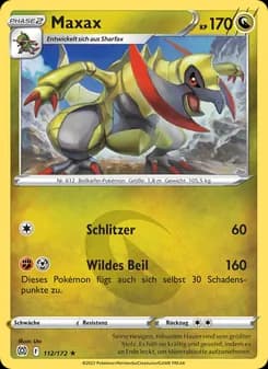 Maxax card in German