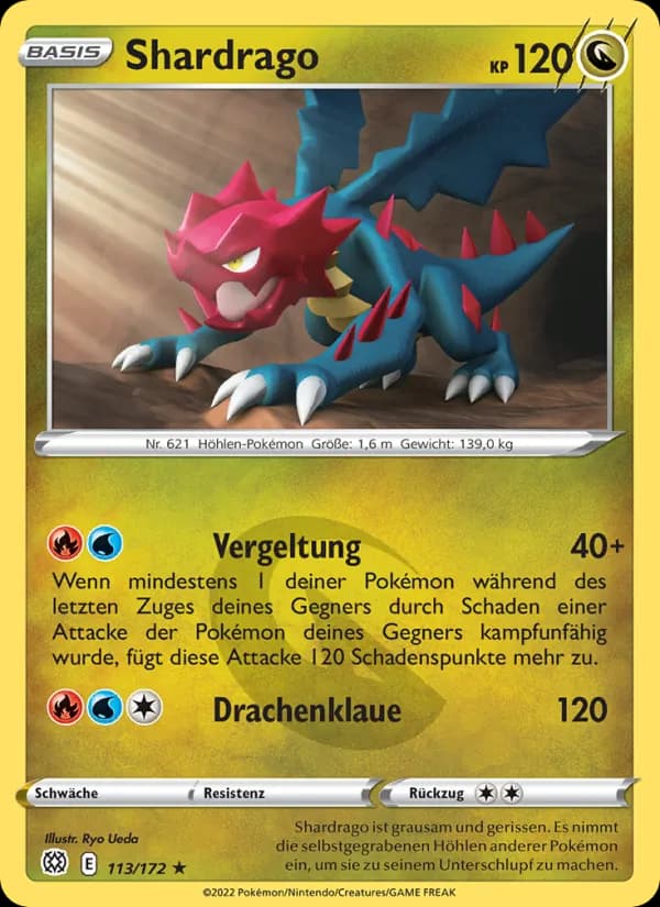 Shardrago card in German