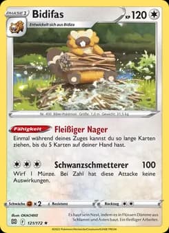 Bidifas card in German