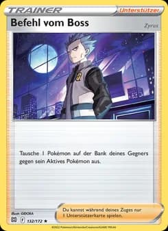 Befehl vom Boss card in German