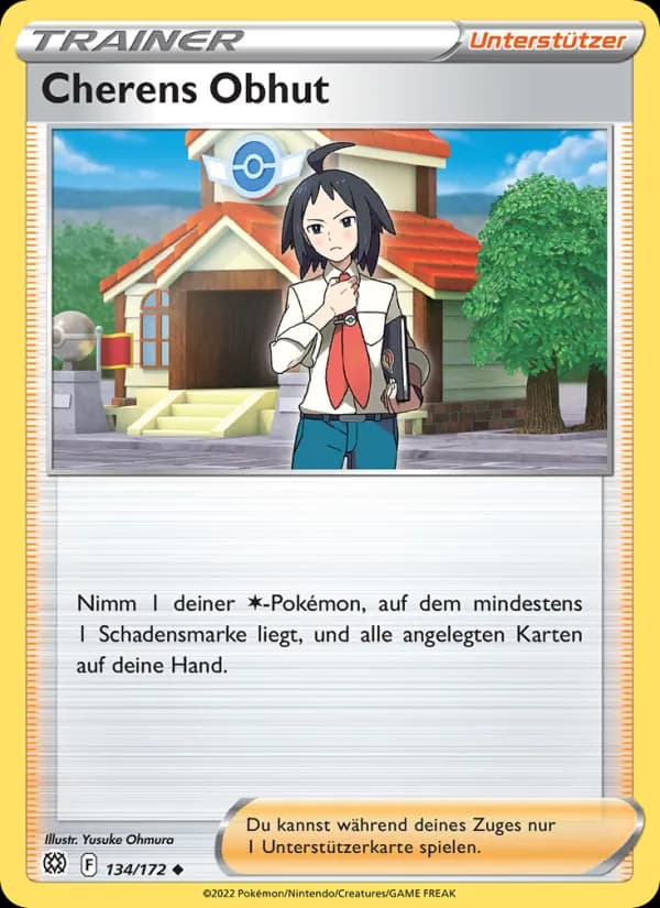 Cherens Obhut card in German