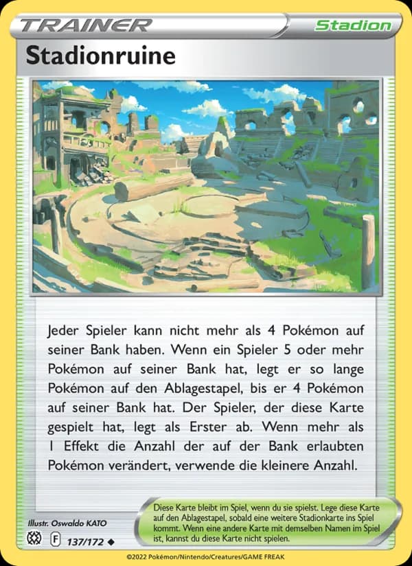 Stadionruine card in German
