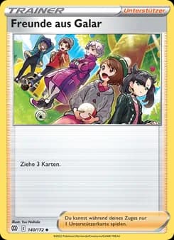 Freunde aus Galar card in German