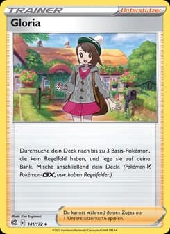 Gloria card in German