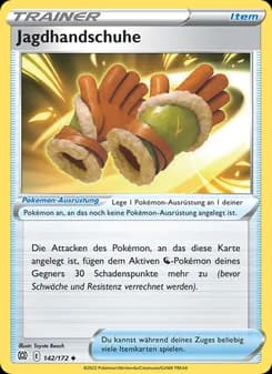 Jagdhandschuhe card in German
