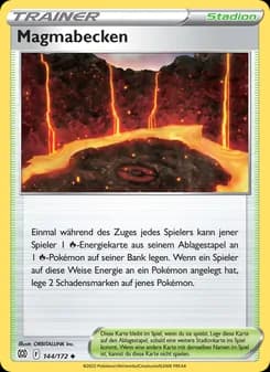 Magmabecken card in German