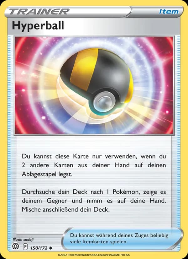 Hyperball card in German