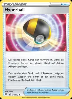 Hyperball card in German
