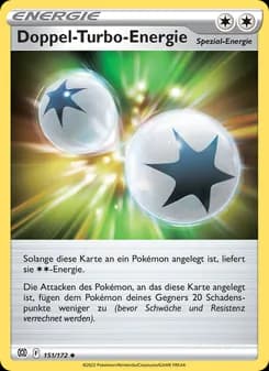 Doppel-Turbo-Energie card in German