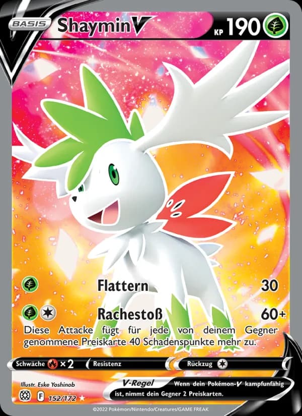 Shaymin V card in German