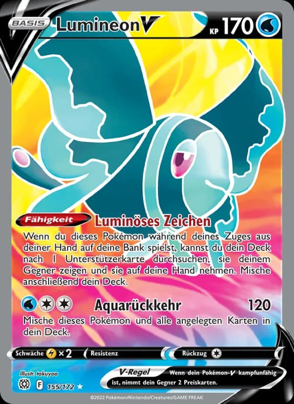 Lumineon V card in German