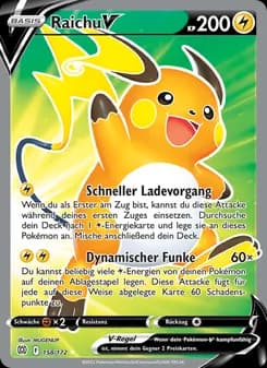 Raichu V card in German