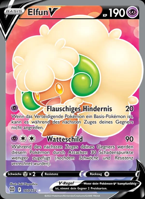 Elfun V card in German