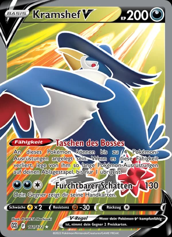 Kramshef V card in German
