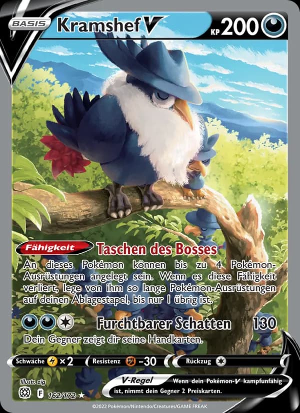 Kramshef V card in German