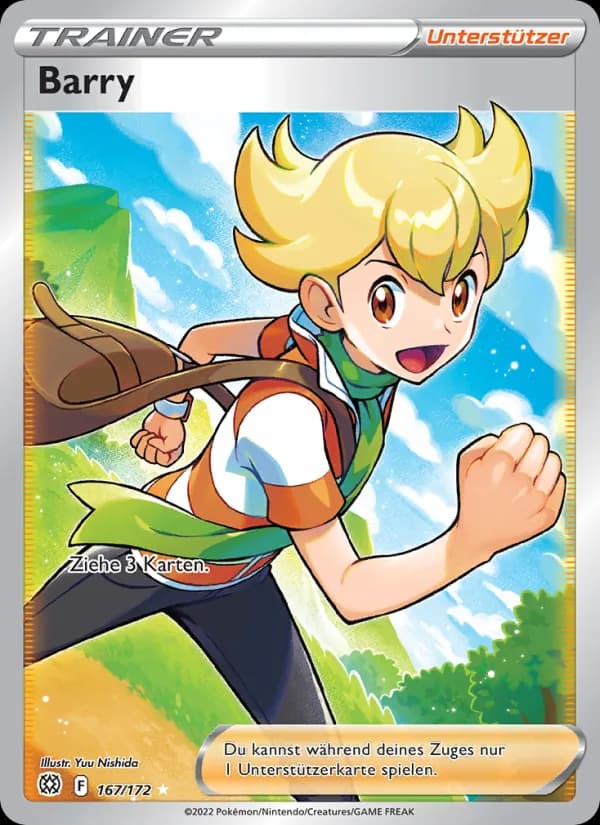 Barry card in German