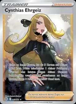 Cynthias Ehrgeiz card in German