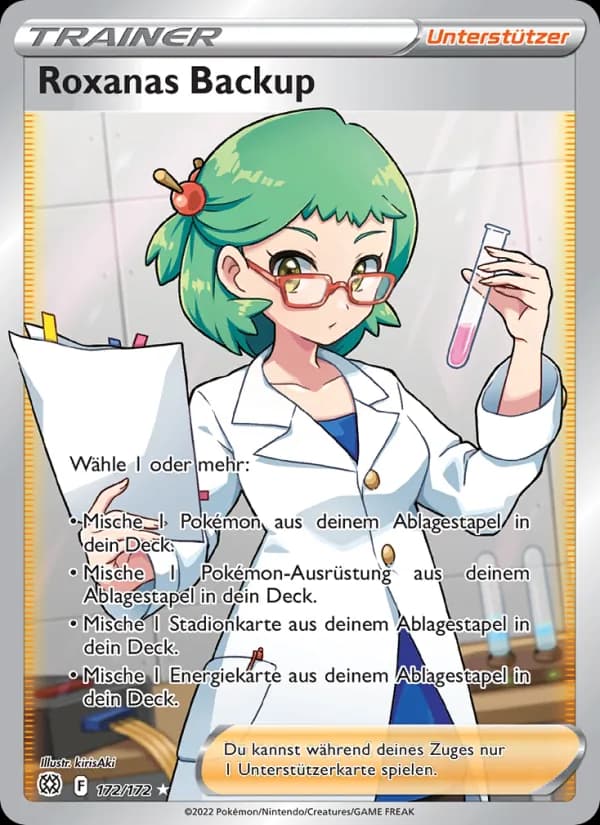 Roxanas Backup card in German