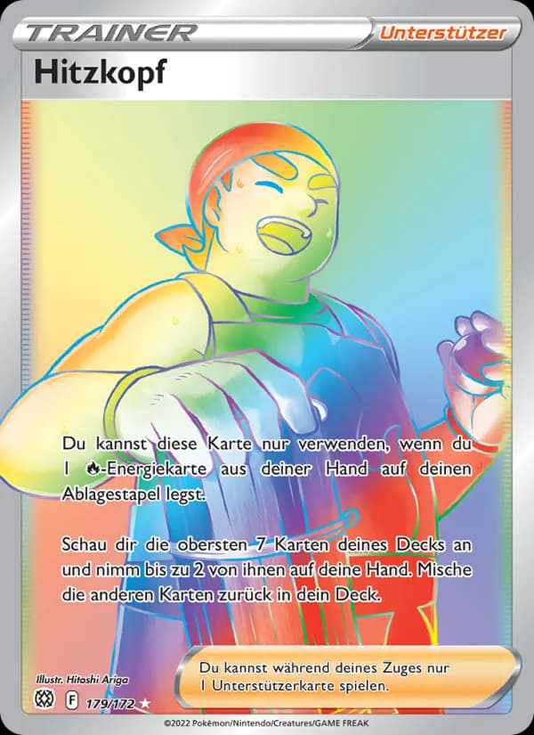 Hitzkopf card in German