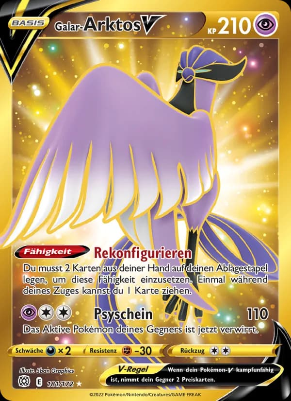 Galar-Arktos V card in German