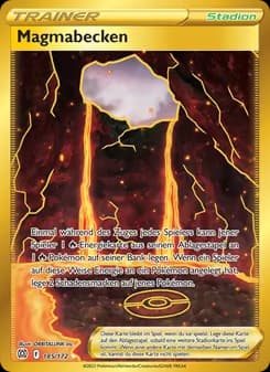 Magmabecken card in German
