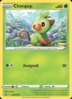 Chimpep card in German