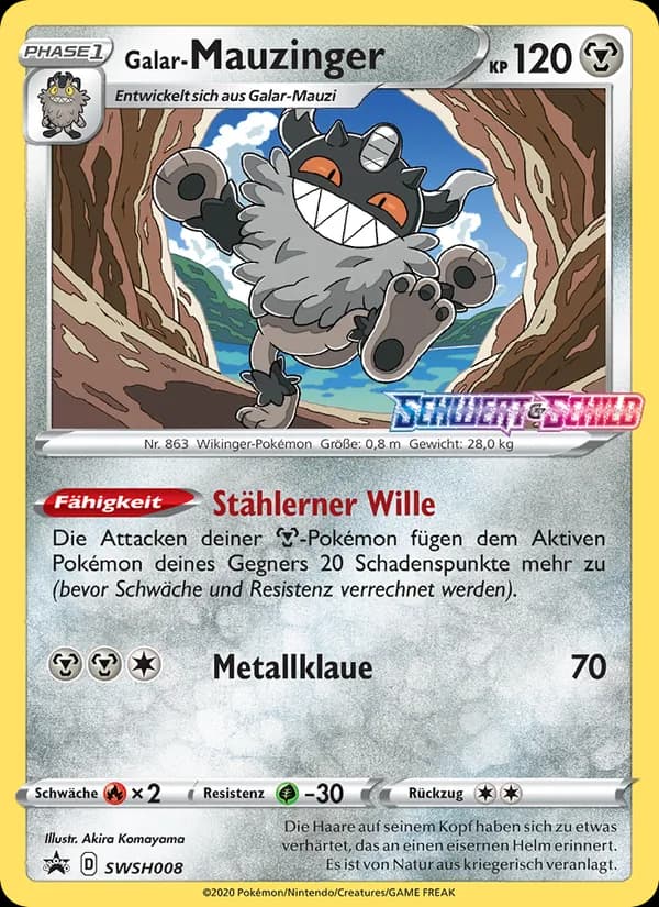 Galar-Mauzinger card in German