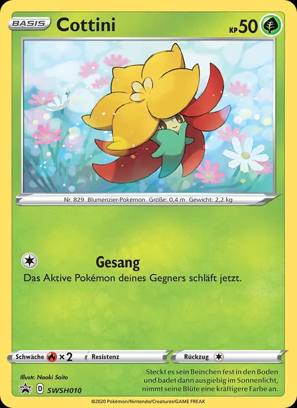 Cottini card in German