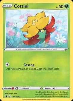 Cottini card in German