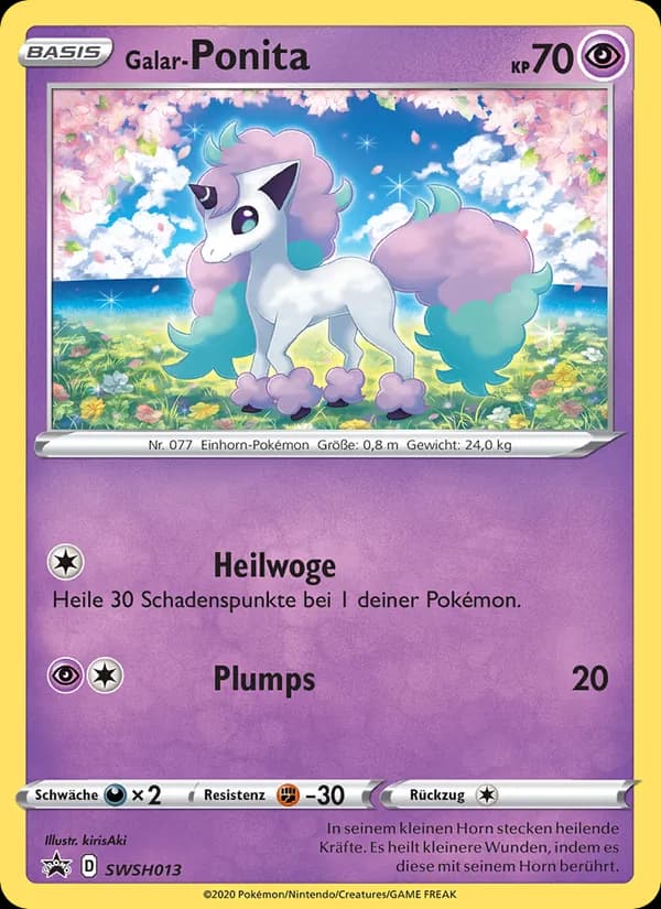 Galar-Ponita card in German