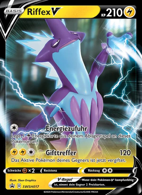 Riffex V card in German