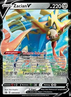 Zacian V card in German