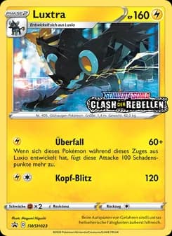 Luxtra card in German