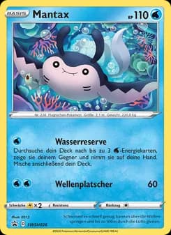 Mantax card in German