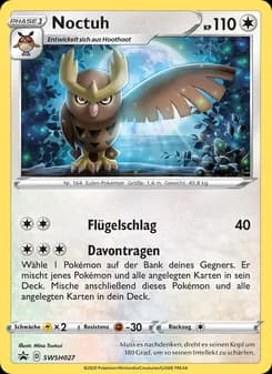 Noctuh card in German